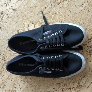 Superga Black Size 39 Sneakers